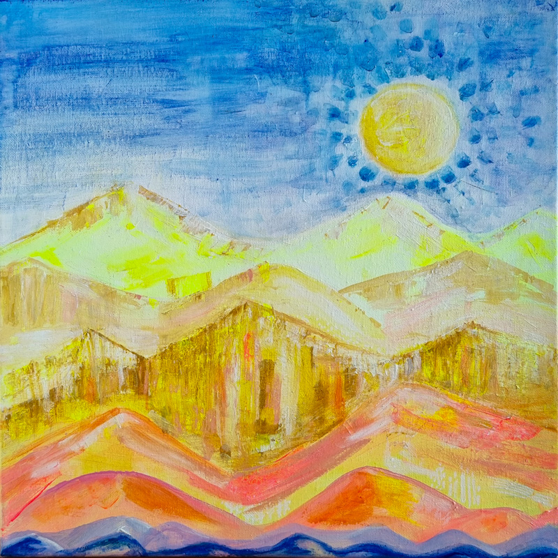 Dune - Expressionist Painting