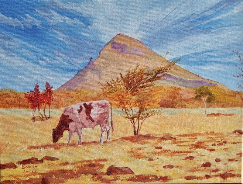 Prairie d’Albion - Mauritius Landscape Painting